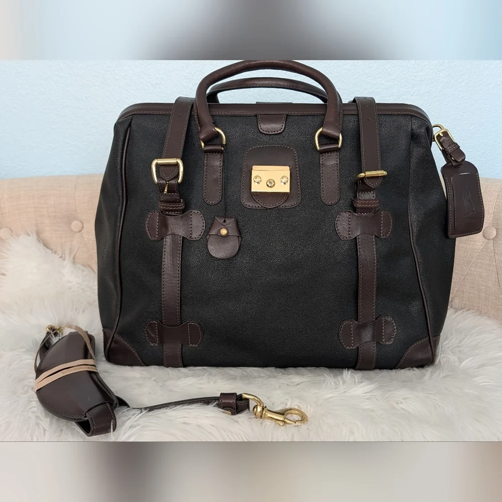 J PETERMAN Leather, Canvas Gladstone Bag ,Weekend Bag & Safari Bag .Never Used
